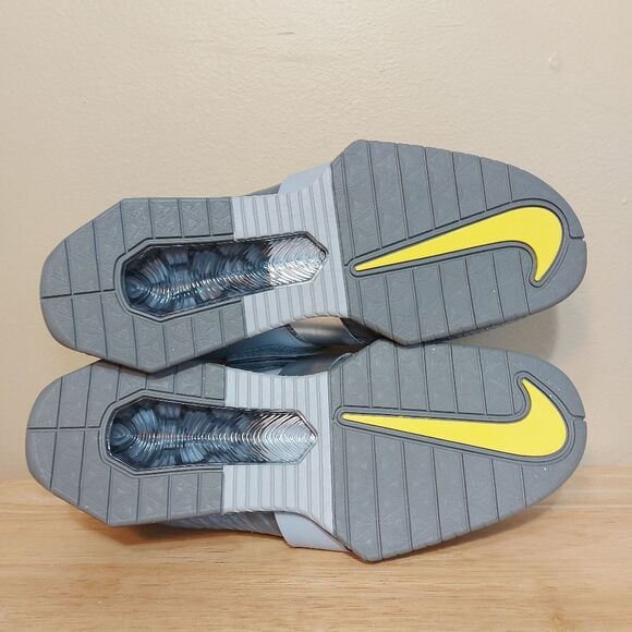 Nike Gray and Yellow Athletic Shoes - Picture 6 of 7